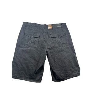 Vintage Rocawear Black Denim Baggy Shorts Men's 48 Hip Hop Rap Y2K Grunge NWT